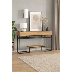 KONSOLA  DREWNO LITE DĄB OLCHA SKD-322